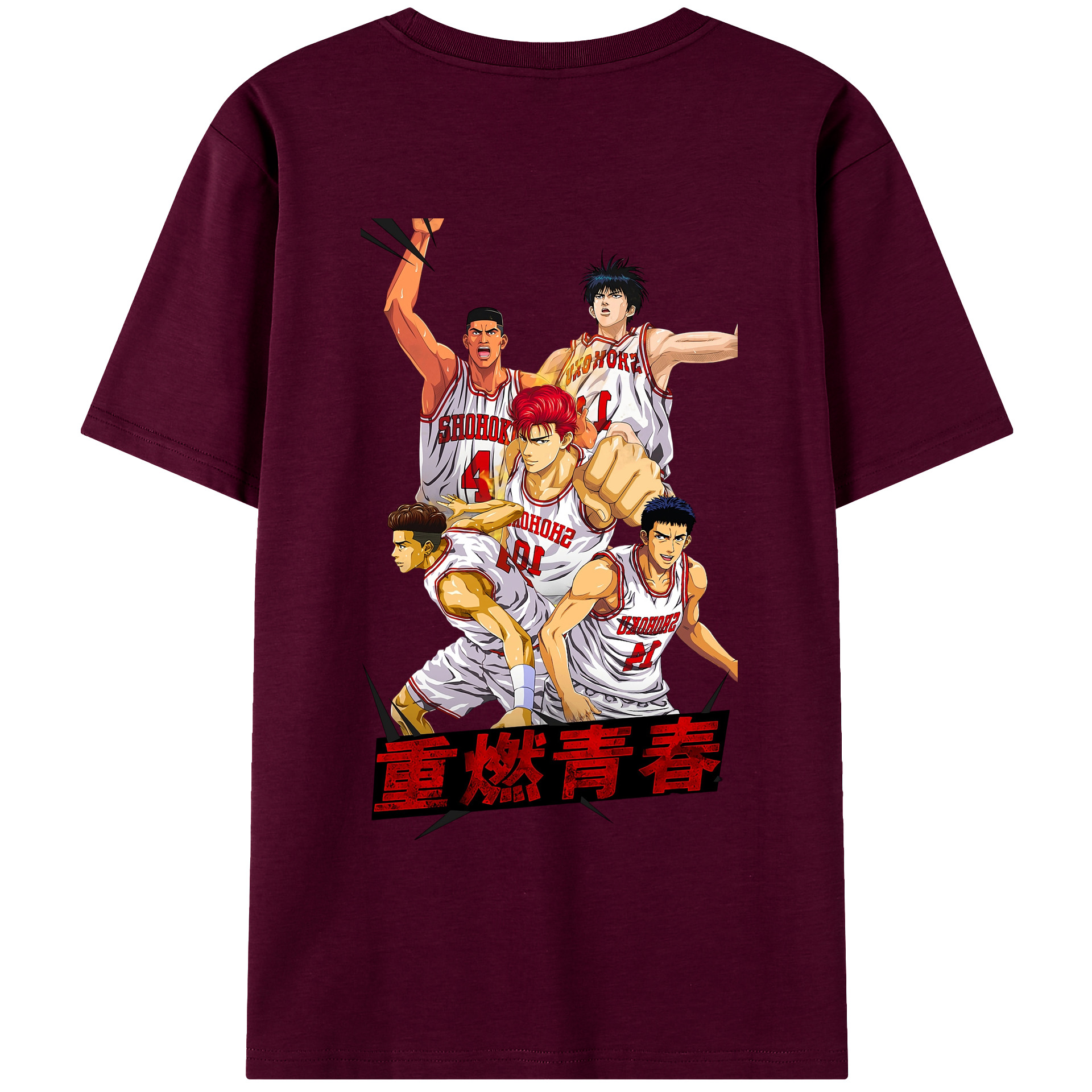 SLAM DUNK／スラムダンク レディース半袖Tシャツ(バックプリント)